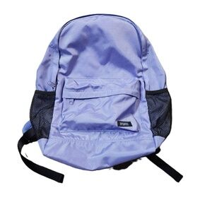 Victoria's Secret Pink Backpack Purple Black Polyester